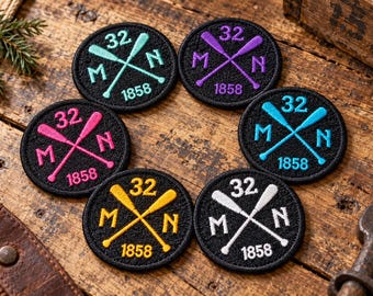 MN Homeland Embroidered Patch: Minnesota Pride, Custom 2x2 inch