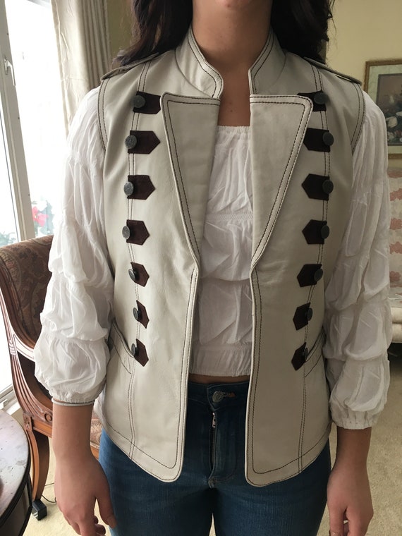 Hamilton Inspired Exceptional Kid Leather Vest Vintage Unisex Etsy