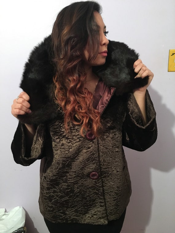 Lambswool coat cheap vintage
