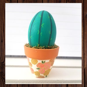 Wood Plant, Painted, Decor, Artificial Plants in Pots, Fake, Plant Mom, Plant Gift, Cactus, Succulent, Plant Pot, Terracotta Pot, Clay Pot
