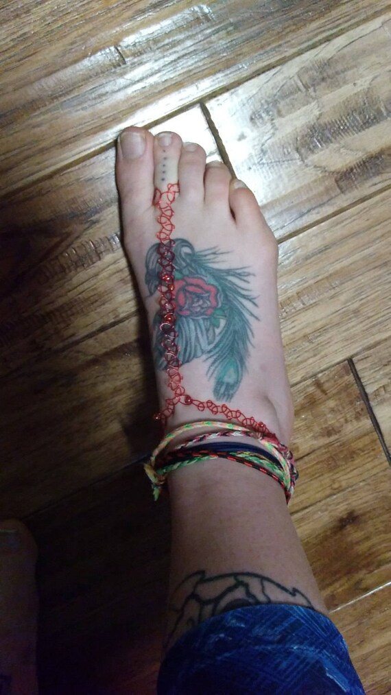 tattoo choker slave bracelet or anklet | etsy