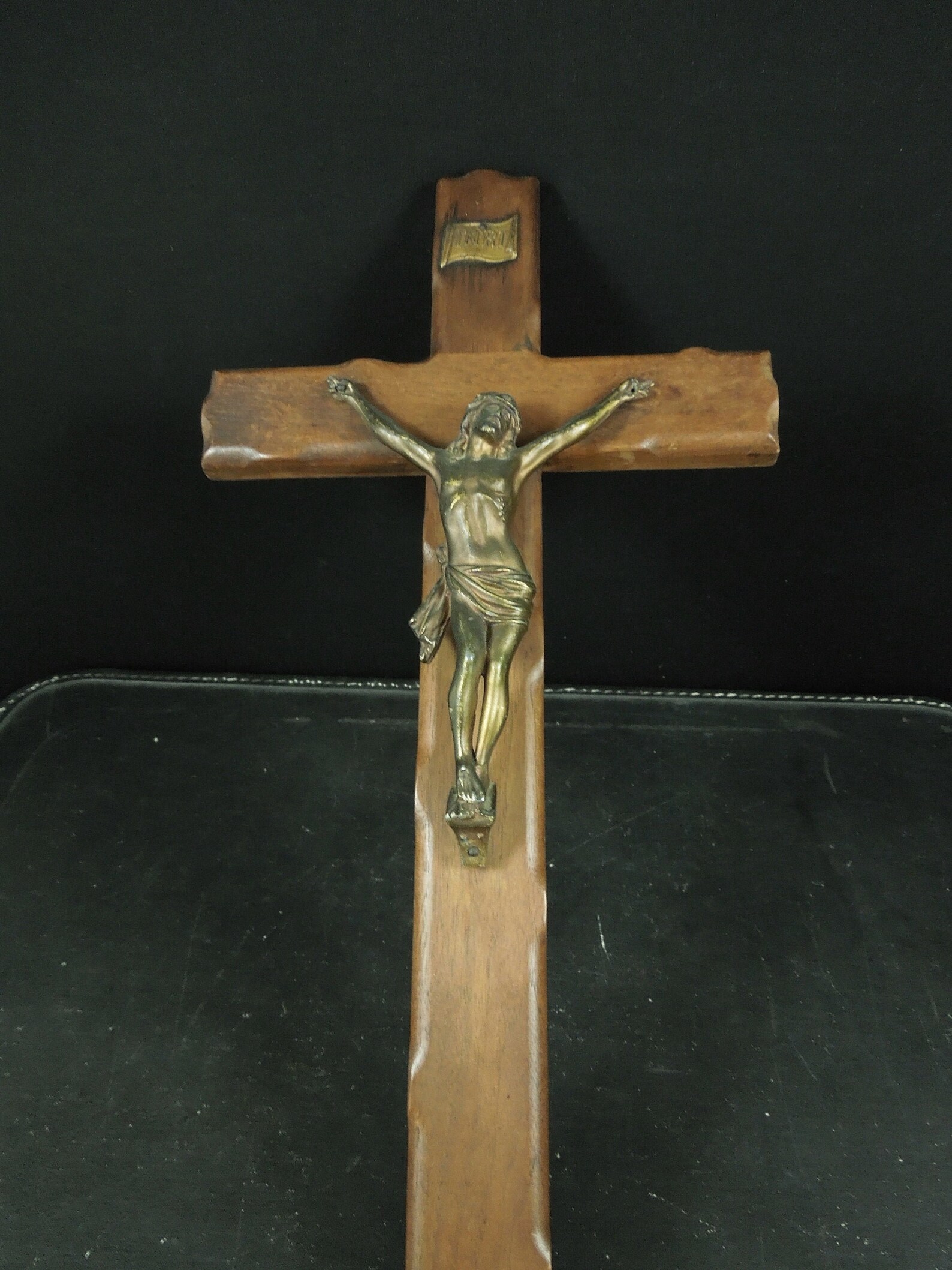 Large Wood Crucifix Christian Wall Art Gift Religious Etsy