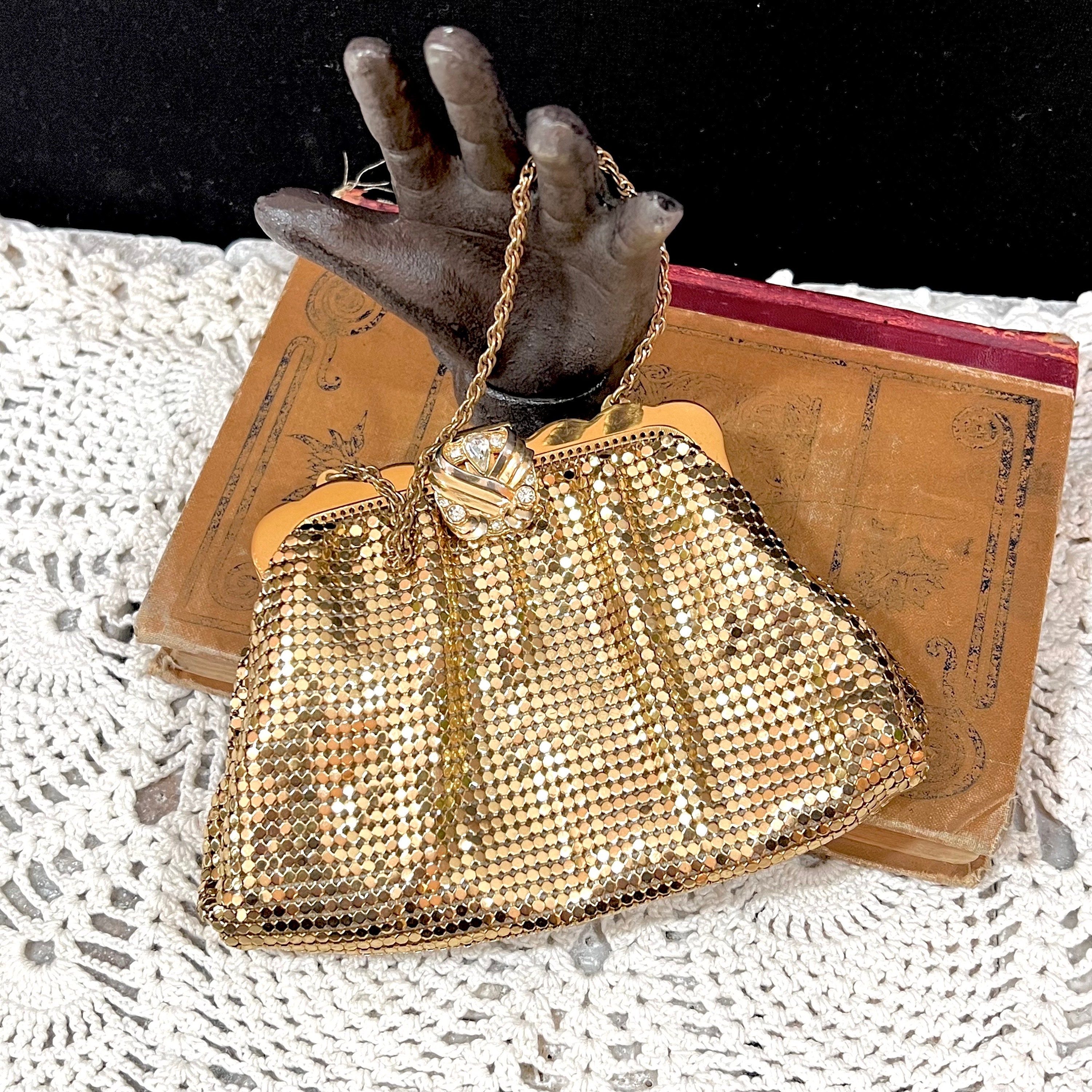 Vintage 1930s Gold Mesh Clutch or Larger Coin Purse – Toadstool Farm Vintage
