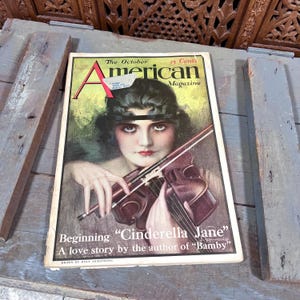 October 1916 American Magazine - 1900’s Culture, Art, Advertising, Articles Stories - Art Craft Repurpose Display