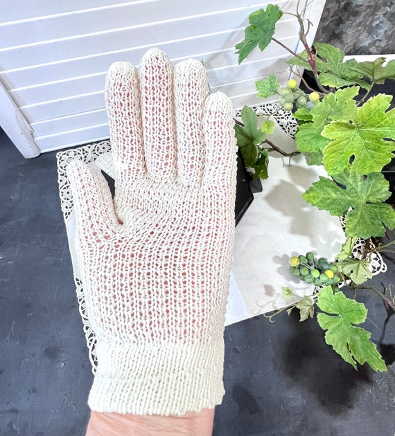 Isn't She Classy - Women's Crochet Gloves - Vinta… - image 3