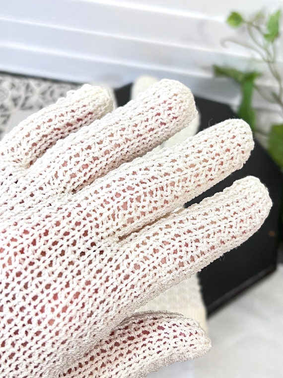 Isn't She Classy - Women's Crochet Gloves - Vinta… - image 4