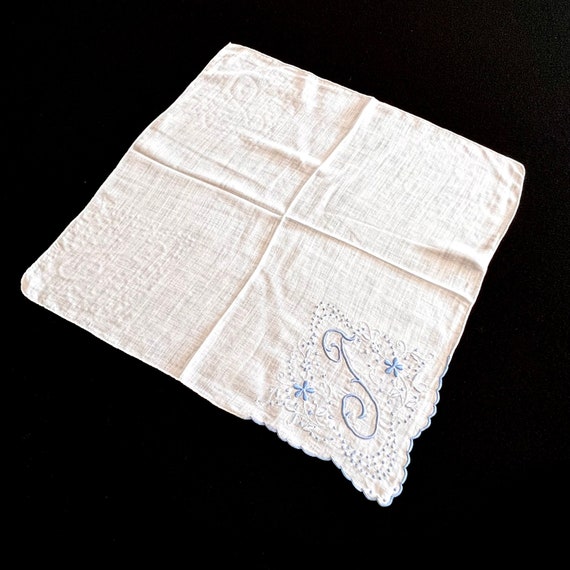 Monogramed Cloth Handkerchiefs Print / Embroidery… - image 6
