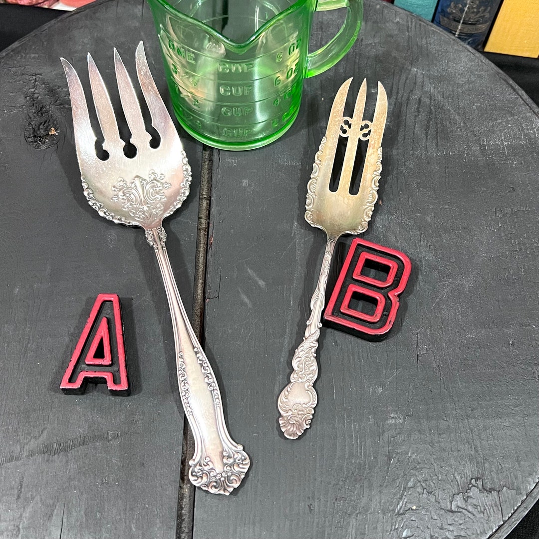 Antique Serving Forks Your Choice of Styles One for Cold Etsy