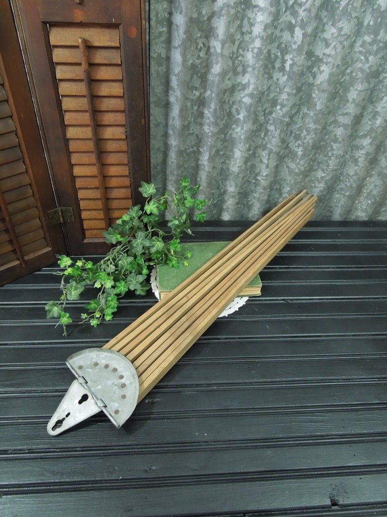 Drying Rack Wall Mount 8 Wood Arms Old Fashioned Air Dry Etsy