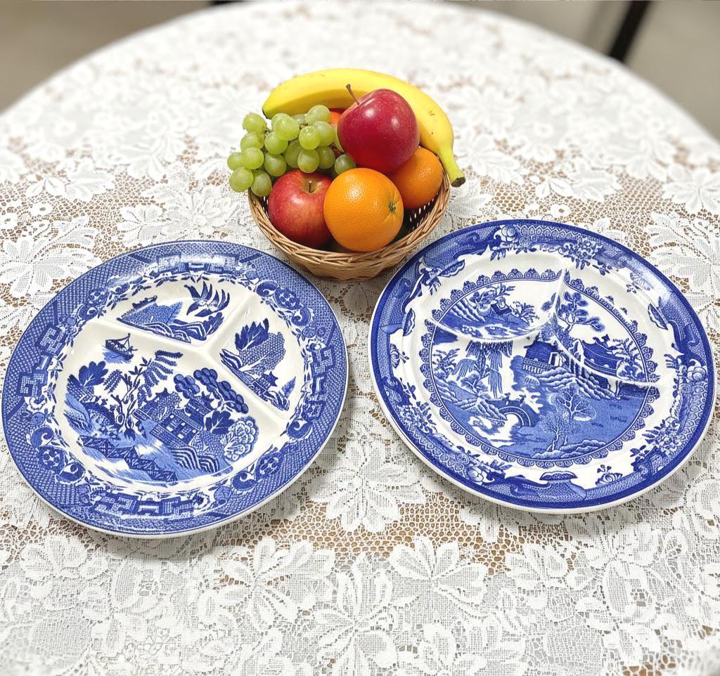 Blue Willow Platter Japan - Etsy