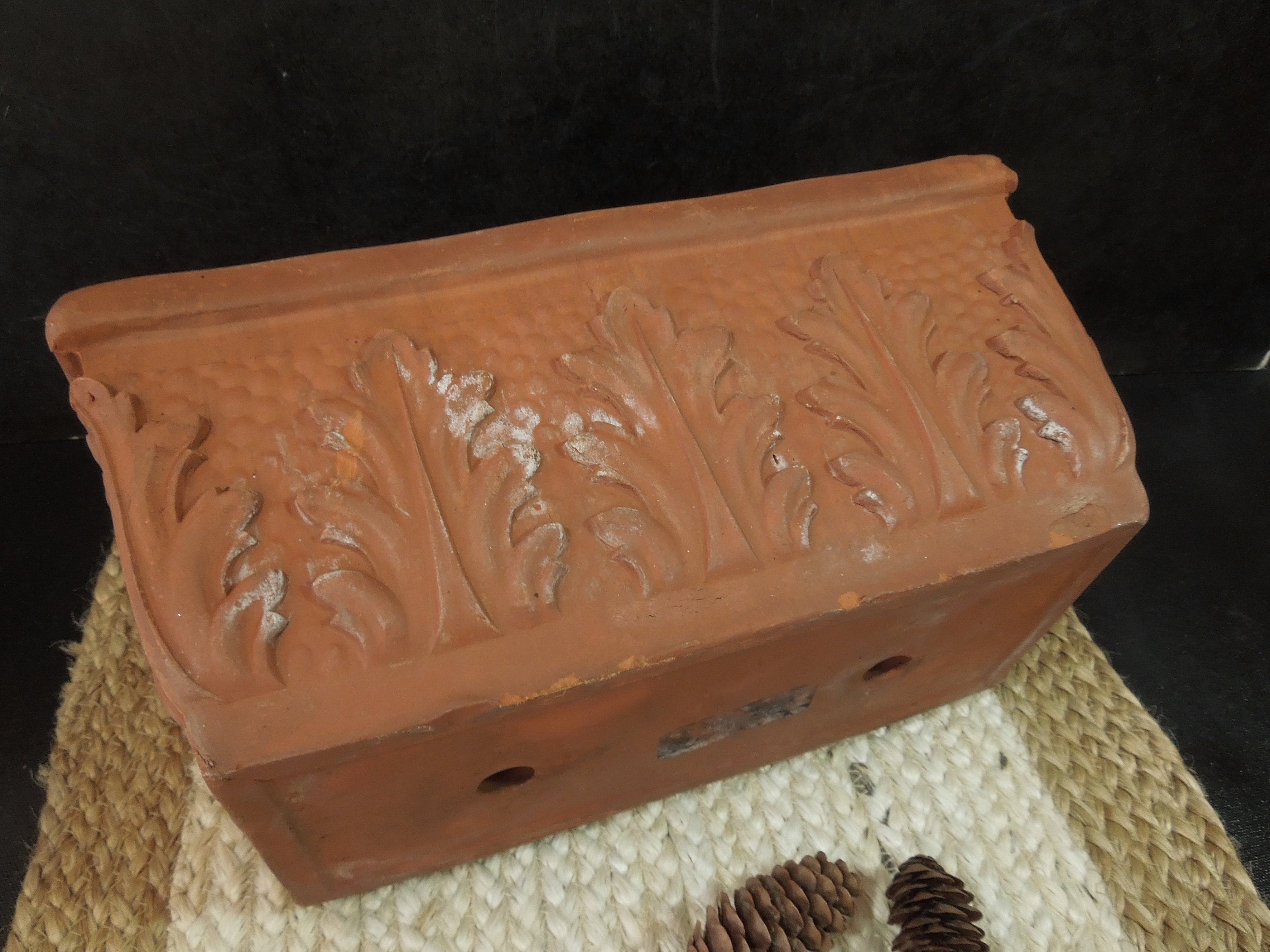 Terra cotta planter box