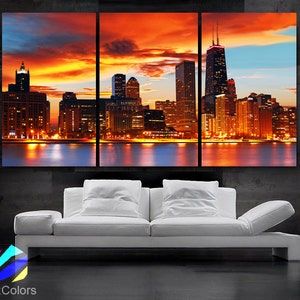 New York canvas wall art  3 Panels Art Canvas, Large Canvas Wall Art