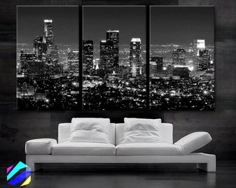 Bedroom 16x24 Office wall26 Canvas Print Wall Art Downtown Los Angeles Night Skyline Architecture & Maps Cityscape Photography Realism Global Scenic Colorful Multicolor for Living Room Bedroom 16x24 Office wall26 Canvas Print Wall Art Downtown Los Angeles Night Skyline Architecture & Maps Cityscape Photography Realism Global Scenic Colorful Multicolor for Living Room