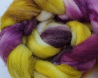 SW merino roving handpainted