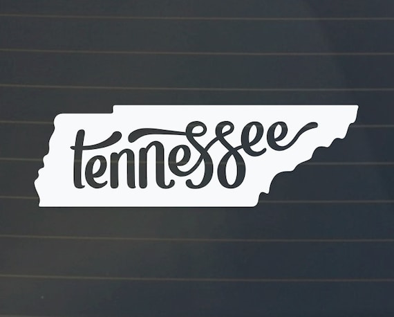 Tennessee Car Decal Tennessee Decal Tennessee Sticker - Etsy