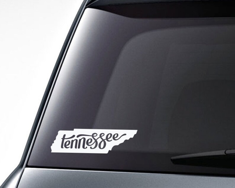 Tennessee Car Decal Tennessee Decal Tennessee Sticker Etsy