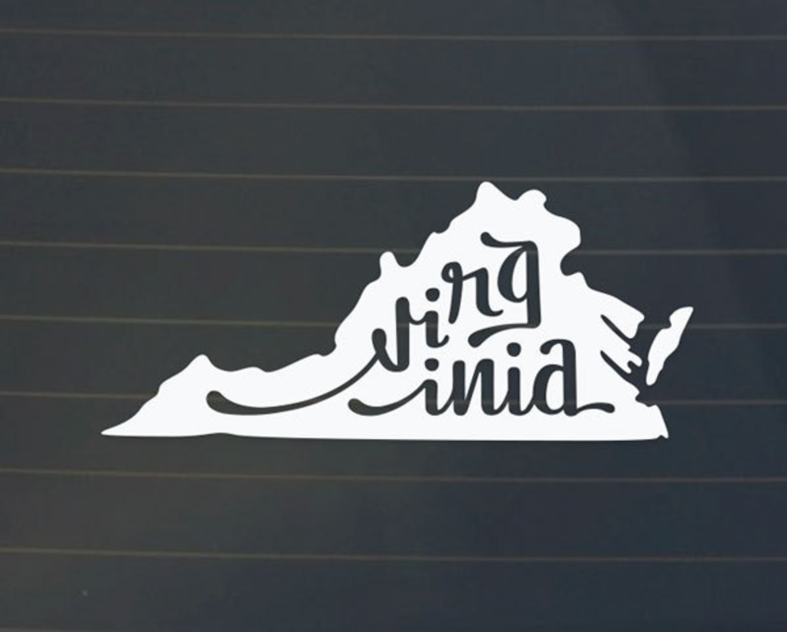 Virginia Car Decal Virginia Decal Virginia Sticker Etsy
