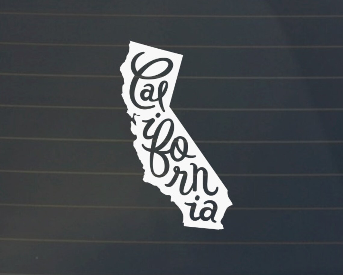 California Car Decal California Decal California Sticker Etsy