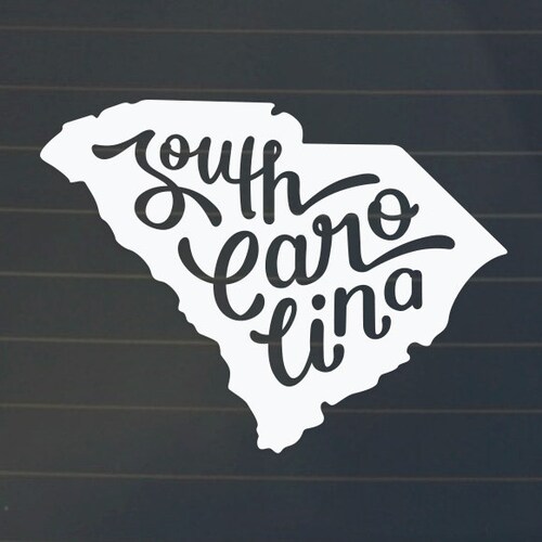 South Carolina Car Decal South Carolina Decal South - Etsy