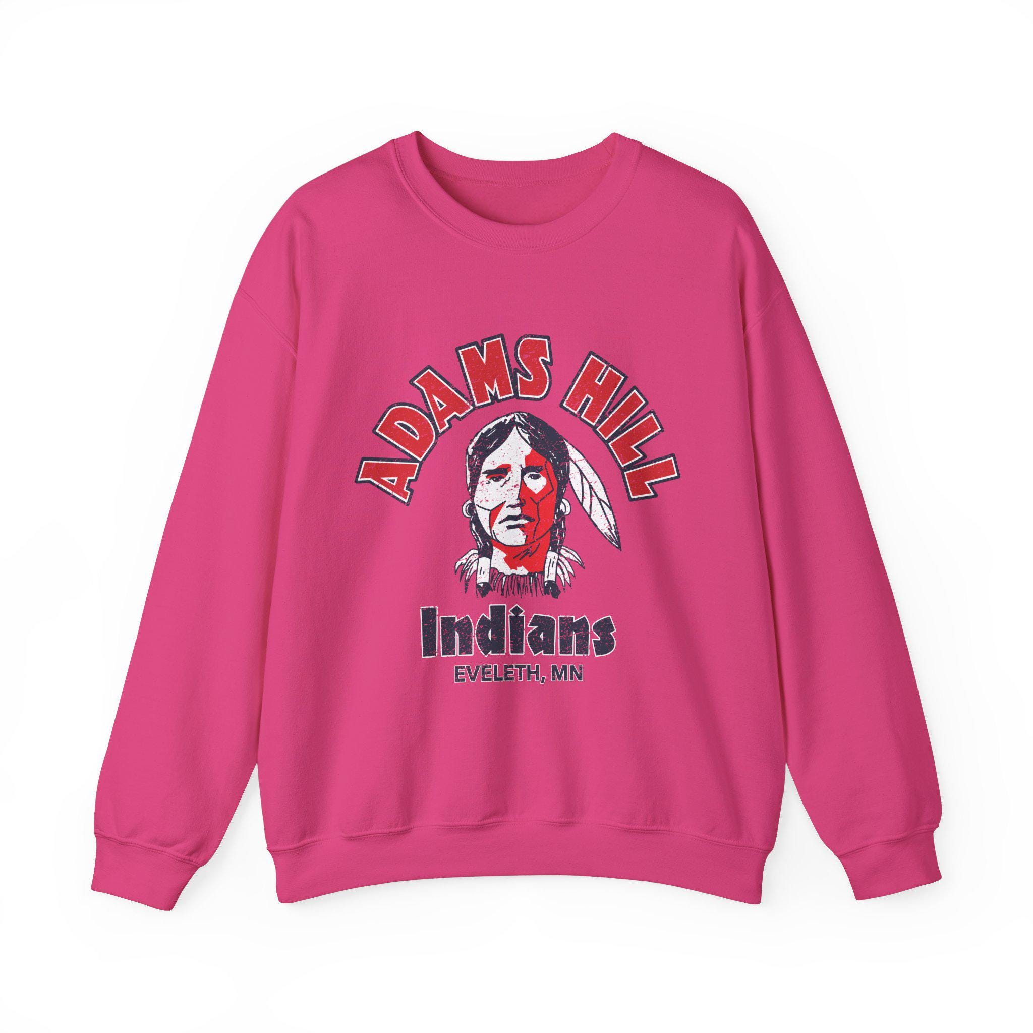 Adams Hill Indians Eveleth, MN Crewneck Sweatshirt - Gildan
