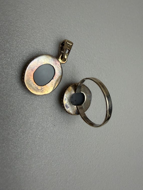 Solid Sterling Silver Dazzling Platinum Drusy Qua… - image 3