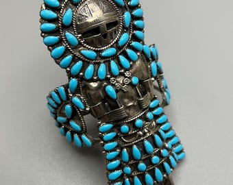 トビー・ヘンダーソン ナバホ族 スターリングシルバー ターコイズ