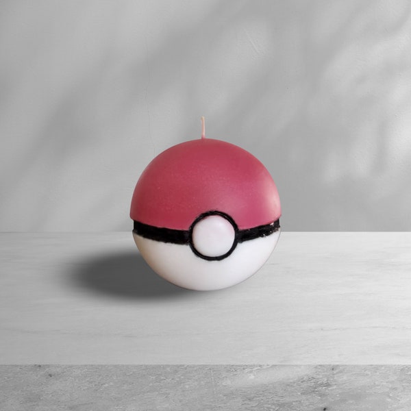 Pokeball/ Pokemon Candle- Handmade