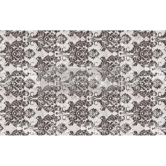 Evening Damask Decoupage Tissue Paper | Furniture Decor, 19x30