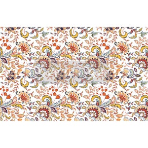 Tangerine Spring | Decoupage Décor | Tissue Paper | Mulberry Paper | Decoupage Paper | Prima Tissue Paper | Prima Re-design