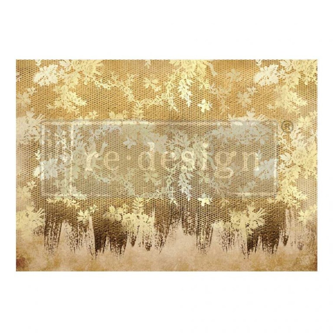 Gilded Lace Decoupage Fiber Sheet | Prima Re-design, 23.4x33.1 A1 - Etsy