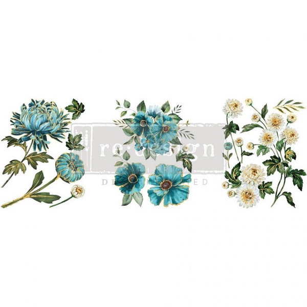 Gilded Floral | Prima | Re-Design with Prima Transfer | Prima Furniture Transfers |Transfers For Furniture | Rub on Transfers |