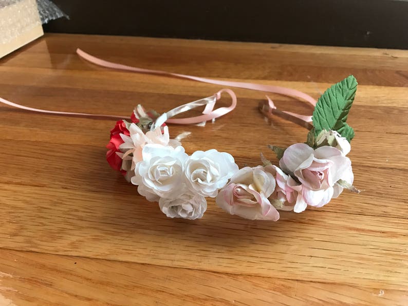 Flower crown kits 15 diy flower girl crown paper flower crown Etsy