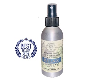 Lavender Spearmint Aromatherapy Room Spray | Vegan Linen Refresher
