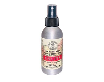 Red Rose Grapefruit Room Spray: Vegan Aromatherapy Linen Mist