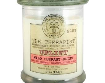 Wild Currant Bliss Soy Candle - Aromatherapy Scented 10oz