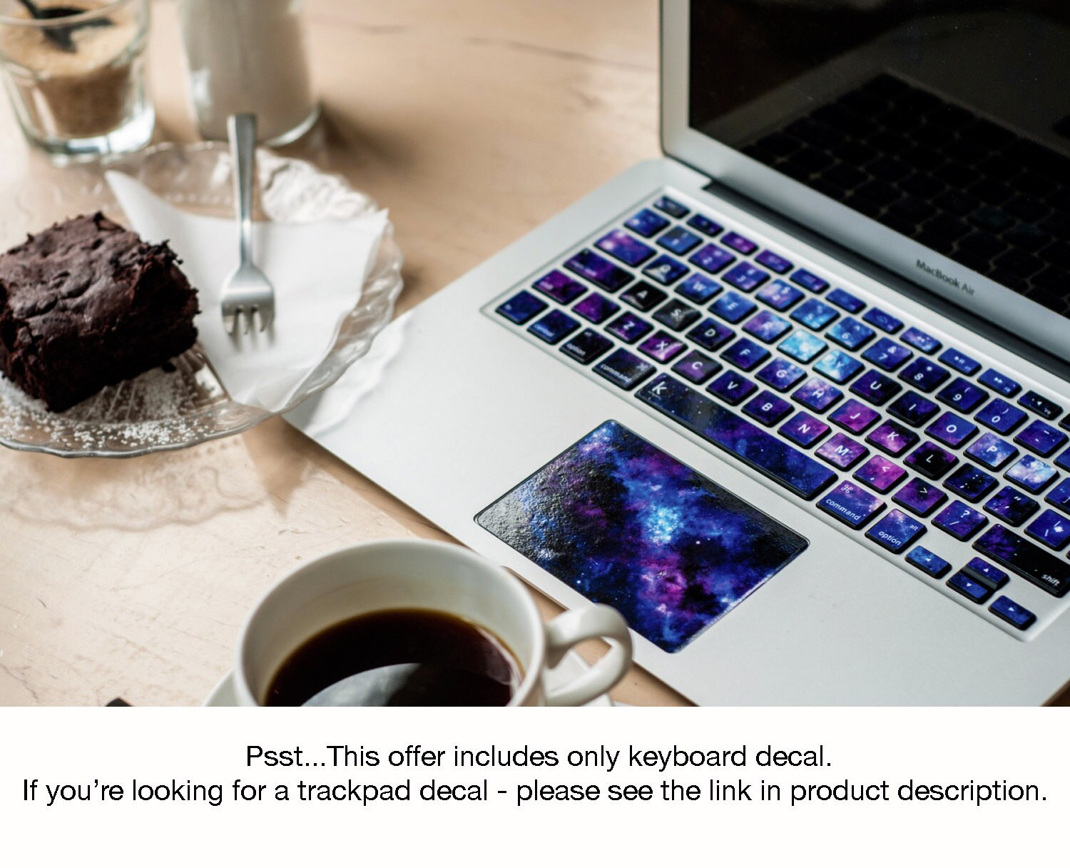 Macbook keyboard sticker Macbook decal stardust macbook decal Etsy