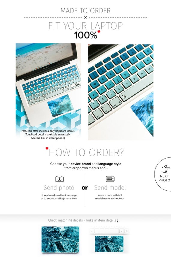 HP Keyboard Stickers Asus Decal Acer Chromebook Dell Inspiron Etsy