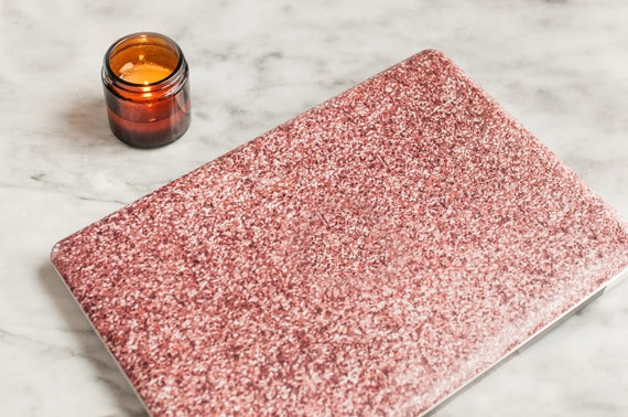 Faux Glitter Rose Gold Pc Laptop Skin Cover Acer Skin Etsy