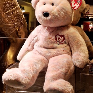 Vintage Ty Beanie Buddy Celebrate the Plush Teddy Bear