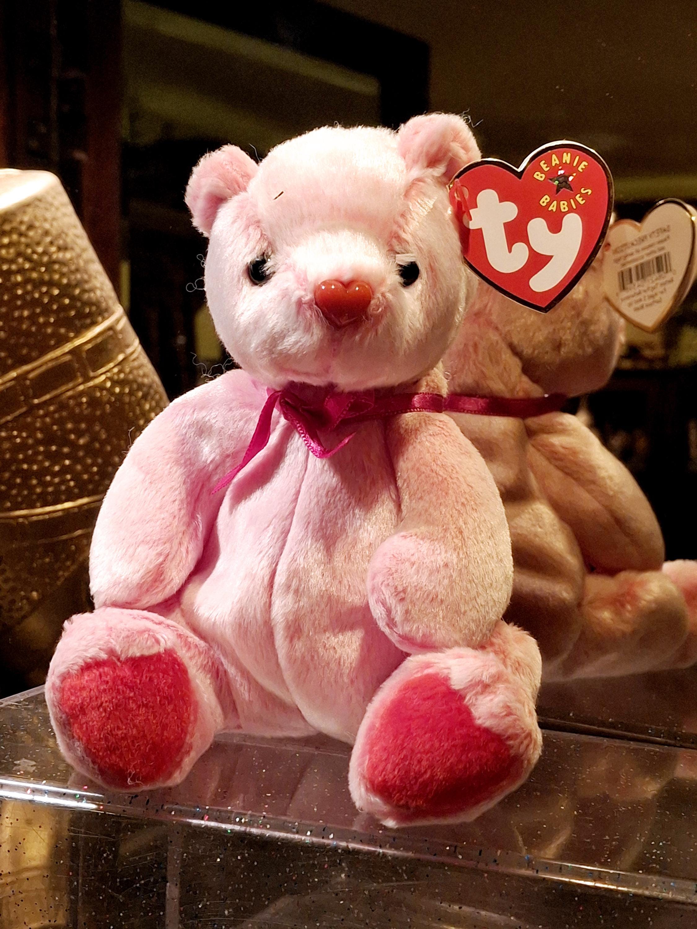 Vintage Ty Beanie Baby Romance the Valentines Day Teddy Bear