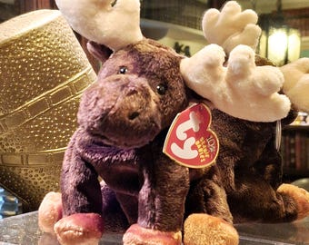 Vintage Ty Beanie Baby Zeus the Moose