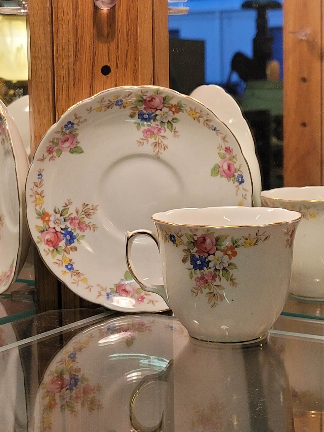 Foley Tea Set Vintage Foley Fine English Bone China Tea Cup and Saucer FC31 - Etsy
