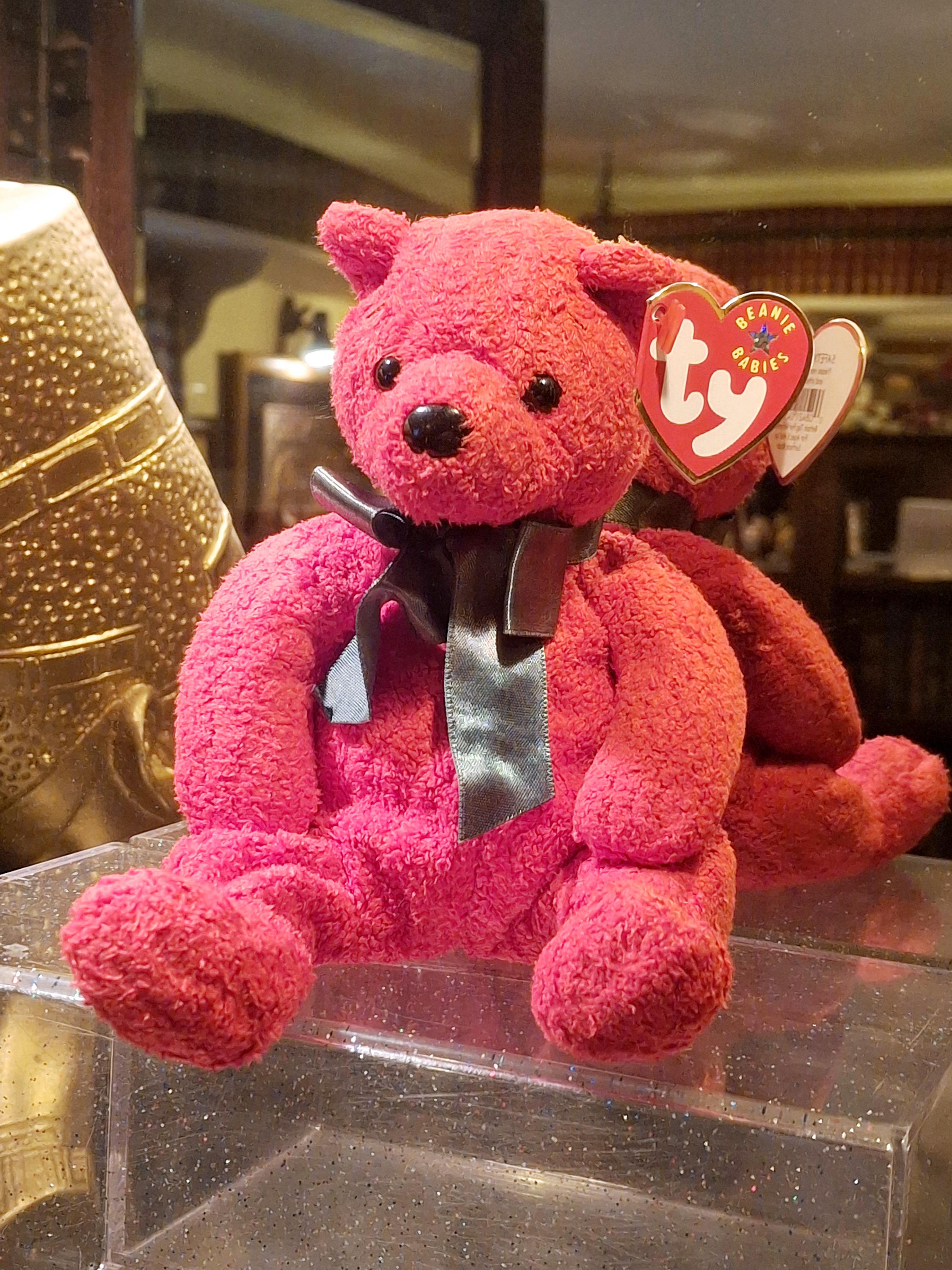 Vintage Ty Beanie Baby Mistletoe the Christmas Teddy Bear