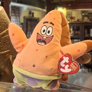 Vintage Ty-beanie baby Patrick Star SpongeBob Squarepants stropdas
