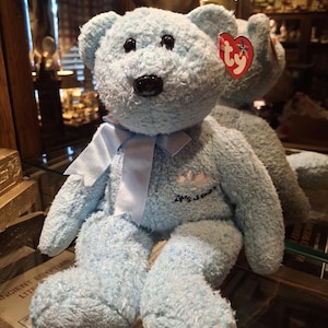 Vintage Ty Beanie Buddy It&#39;s a Boy Teddy Dear