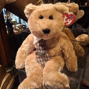 Vintage Ty Beanie Buddy Dad-e the Father&#39;s Day Teddy Bear