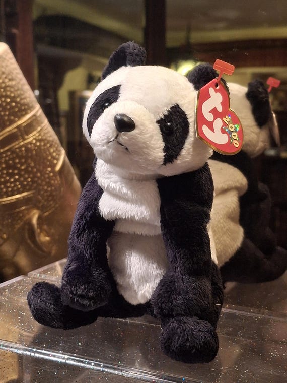 Vintage Ty Beanie Baby Mandy the Panda Bear