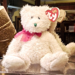 Vintage Ty Beanie Baby 2004 Urlaub Weihnachten Teddy Bär