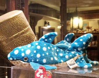 Vintage Ty Beanie Baby Poseidon the Whale Shark