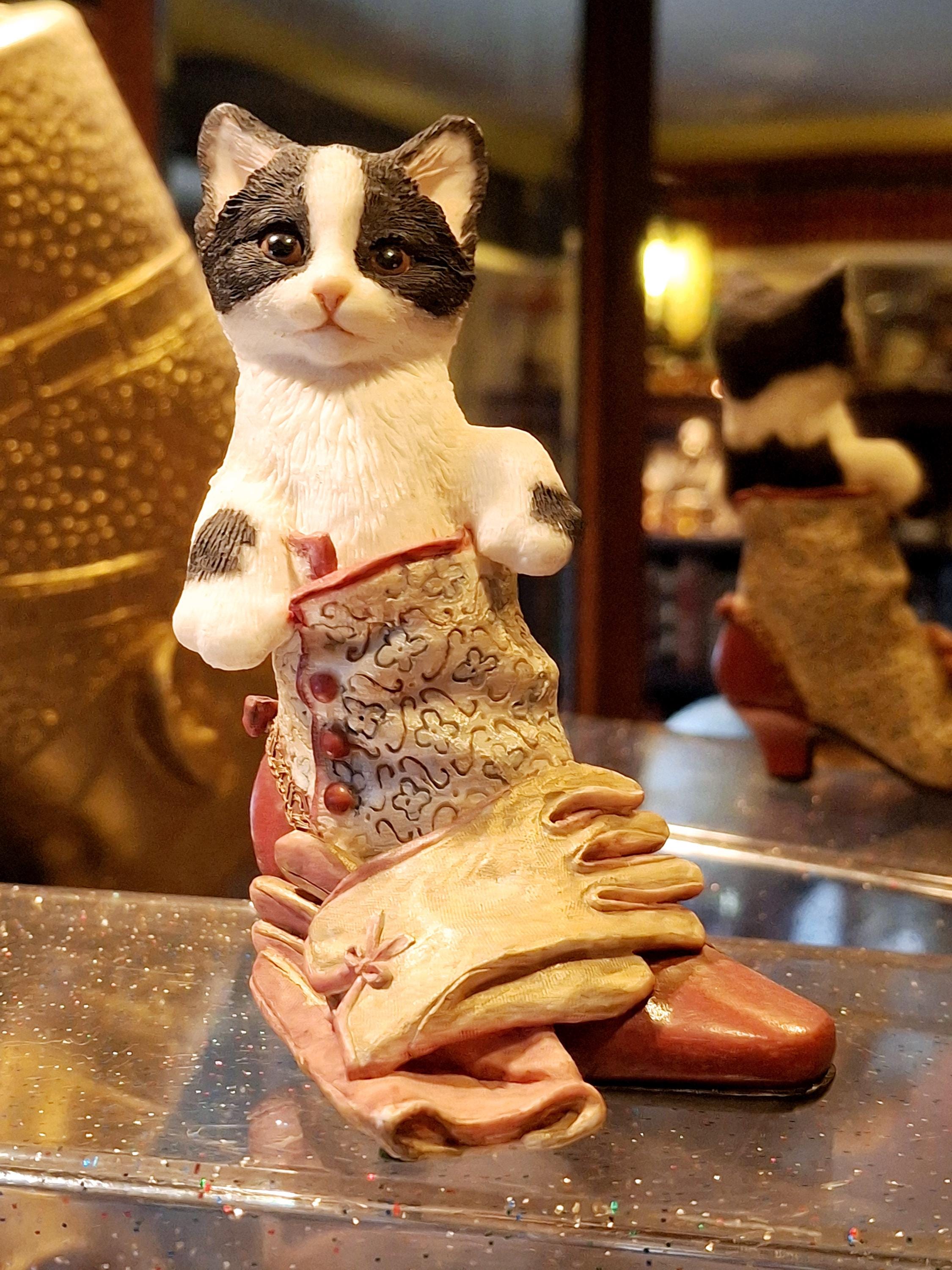 Country Artists ネコ　置物 Country Artists Cat - Etsy UK